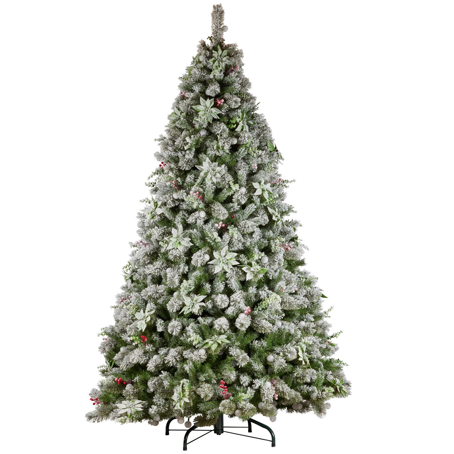 Christabelle Snowy Crown Pine 3.6m Multicolour Pre-Lit Christmas Tree with 5340 Tips