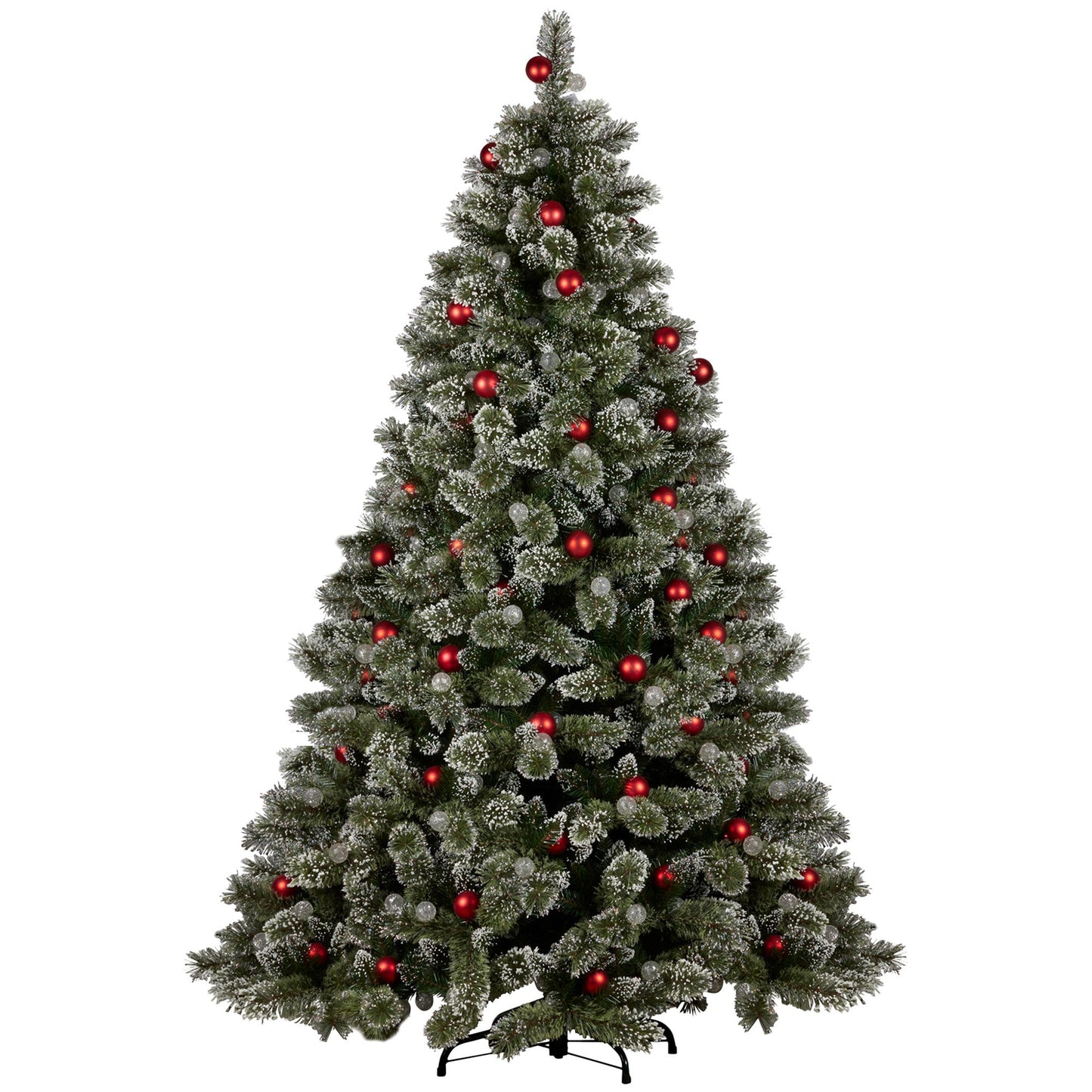 Christabelle Snowy Bristle 3.6m Multicolour Pre-Lit Christmas Tree with 5532 Tips