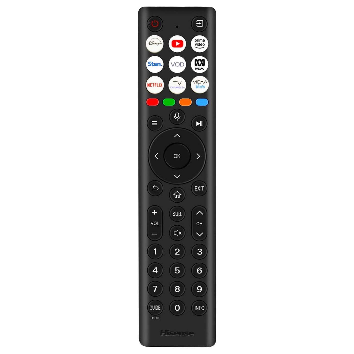 Hisense ERF2R38H Genuine Original TV Remote Control Replacement Remote for Hisense Smart TV Voice Function TV Remote