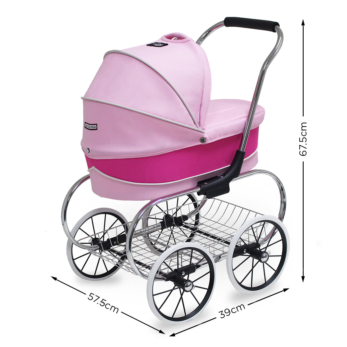 Valco Baby Princess Doll Stroller - Hot Pink