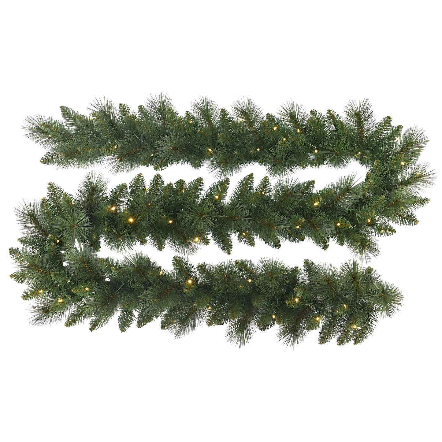 Christabelle 2.7m Christmas Garland with LED Lights Dorset Pine Mantle Decoration Ornament