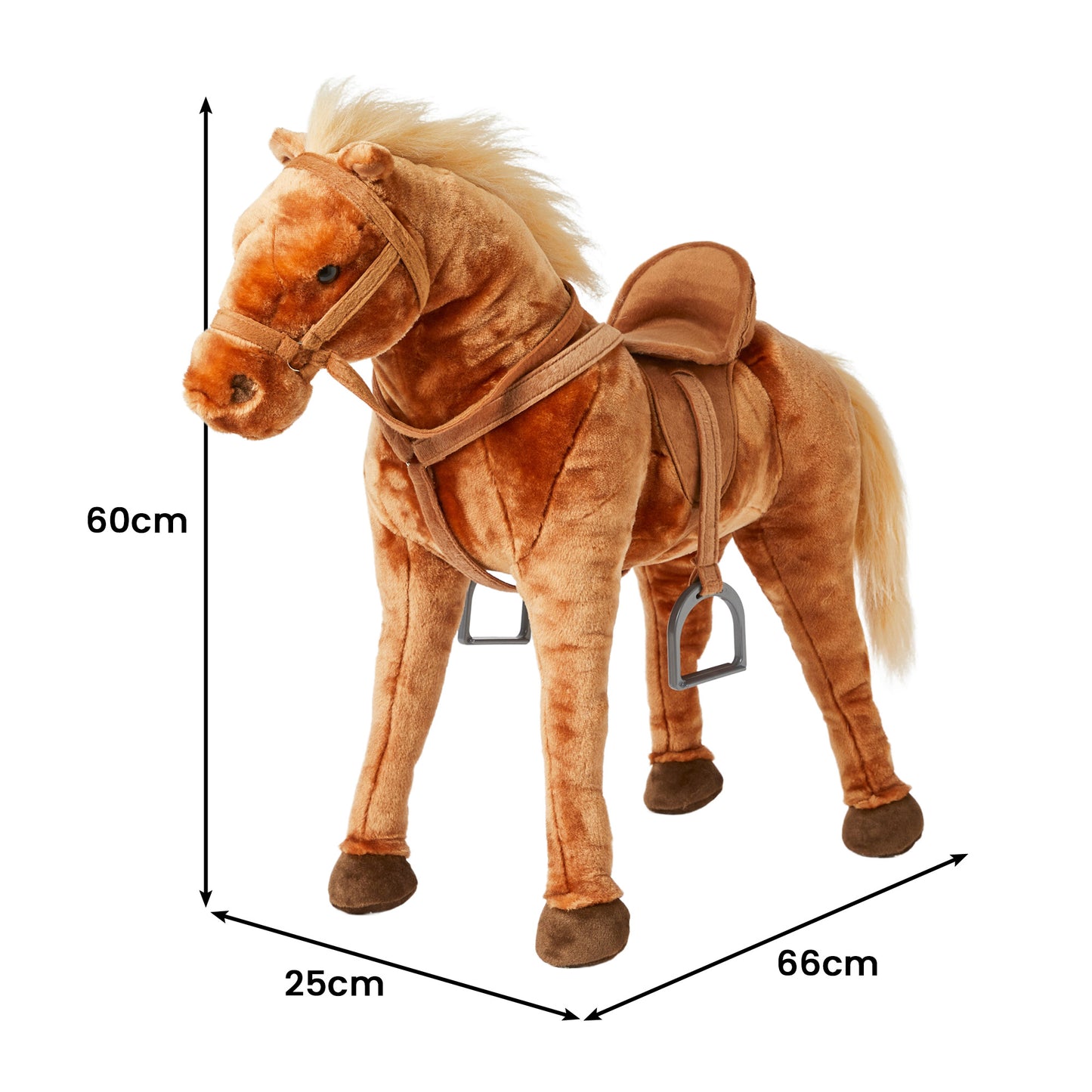 Jiggle & Giggle Large Standing Soft Plush Toy - Horse