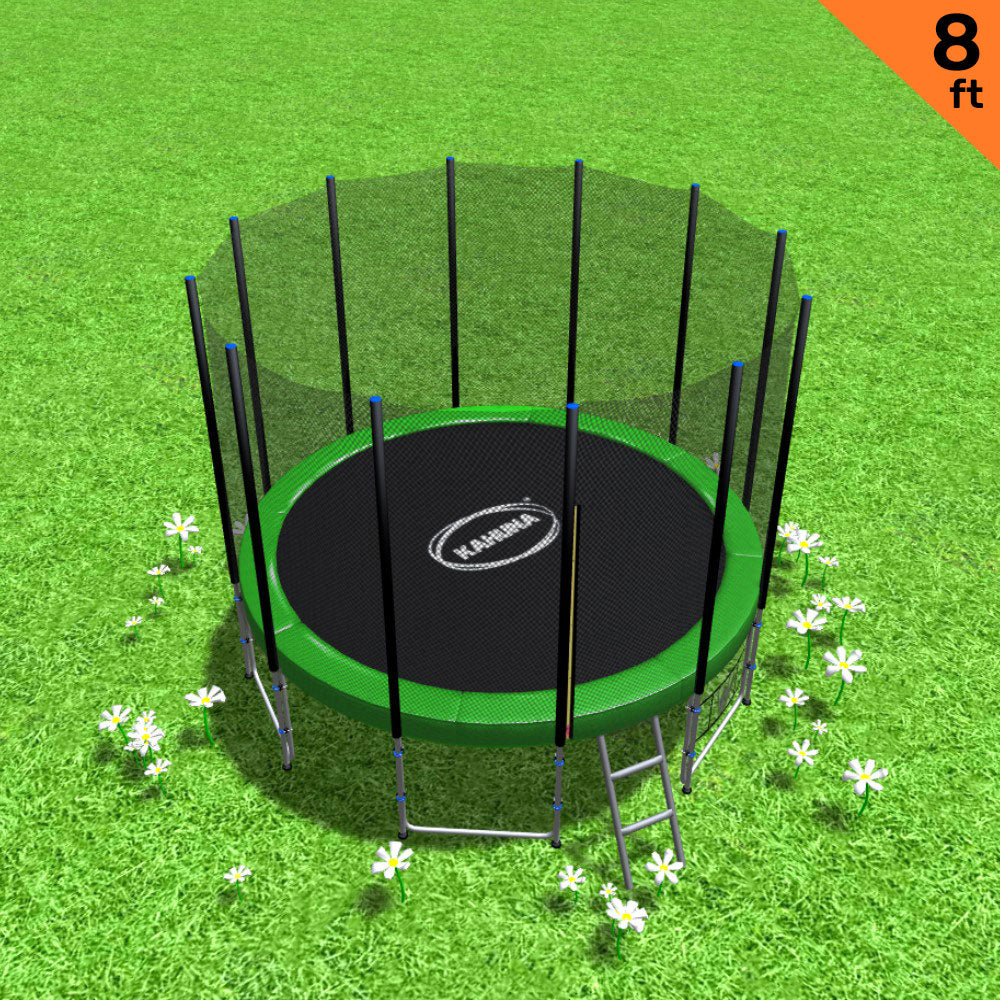 Blizzard 8ft Trampoline Green