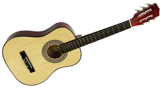 Childrens Guitar  Wooden Karrera 34in Acoustic - Natural
