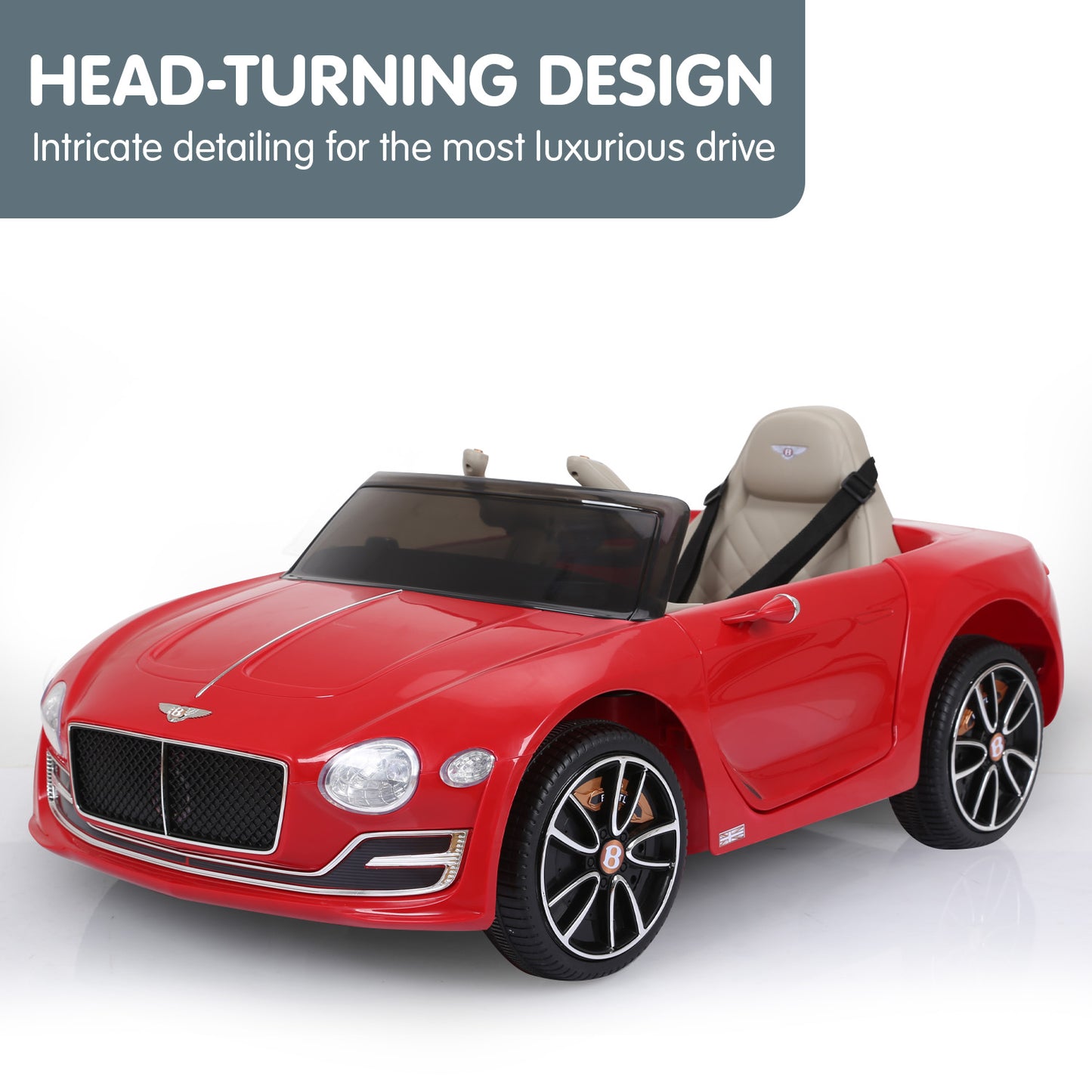Bentley Exp 12 Speed 6E Licensed Kids Ride On Electric Car Red