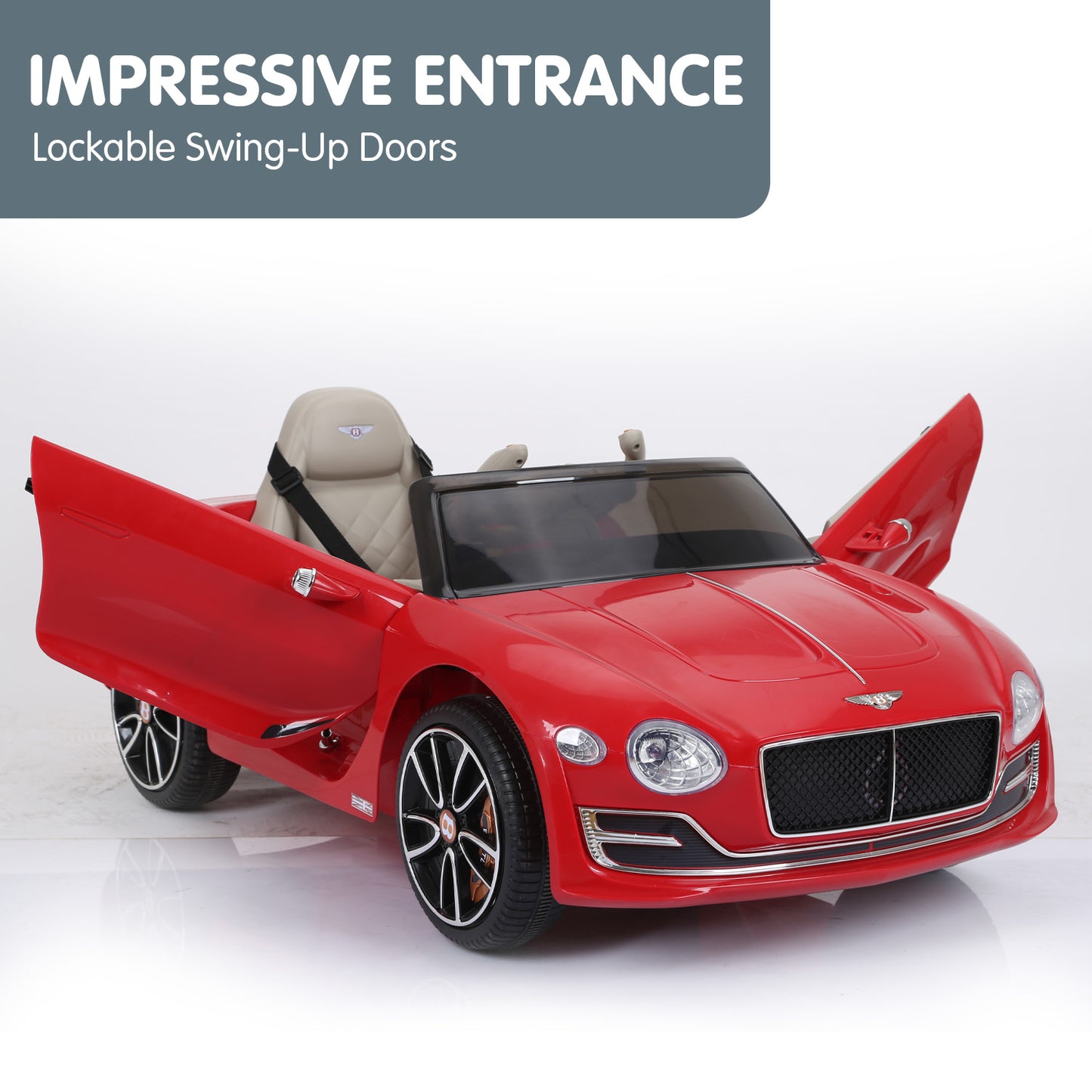 Bentley Exp 12 Speed 6E Licensed Kids Ride On Electric Car Red
