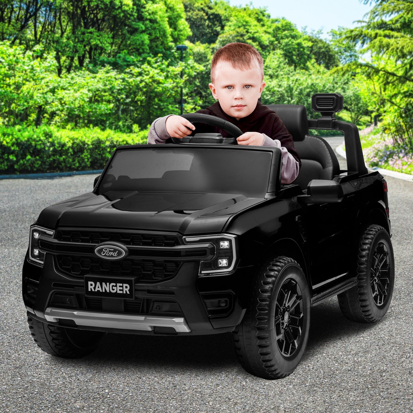 Ford Ranger Electric Kids Ride On Car in Black