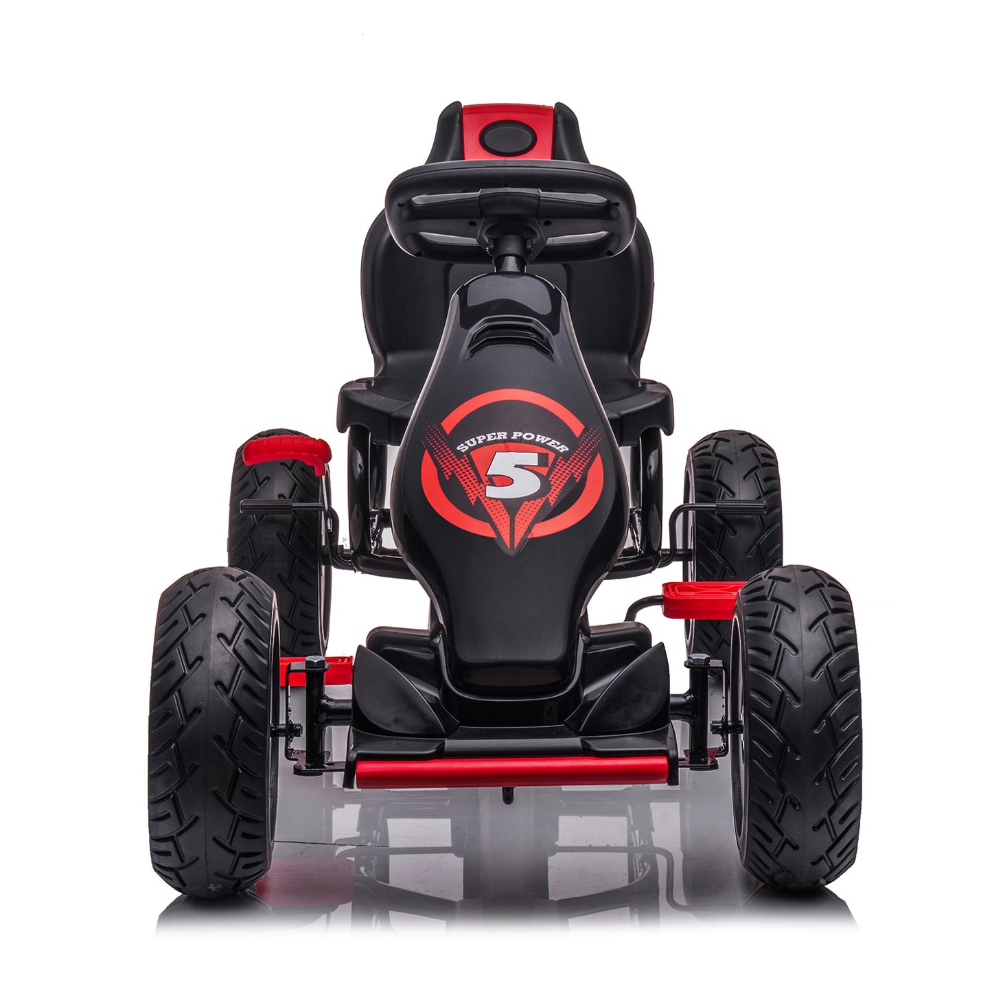 Kahuna G18 Kids Ride On Pedal Powered Go Kart Racing Style - Red