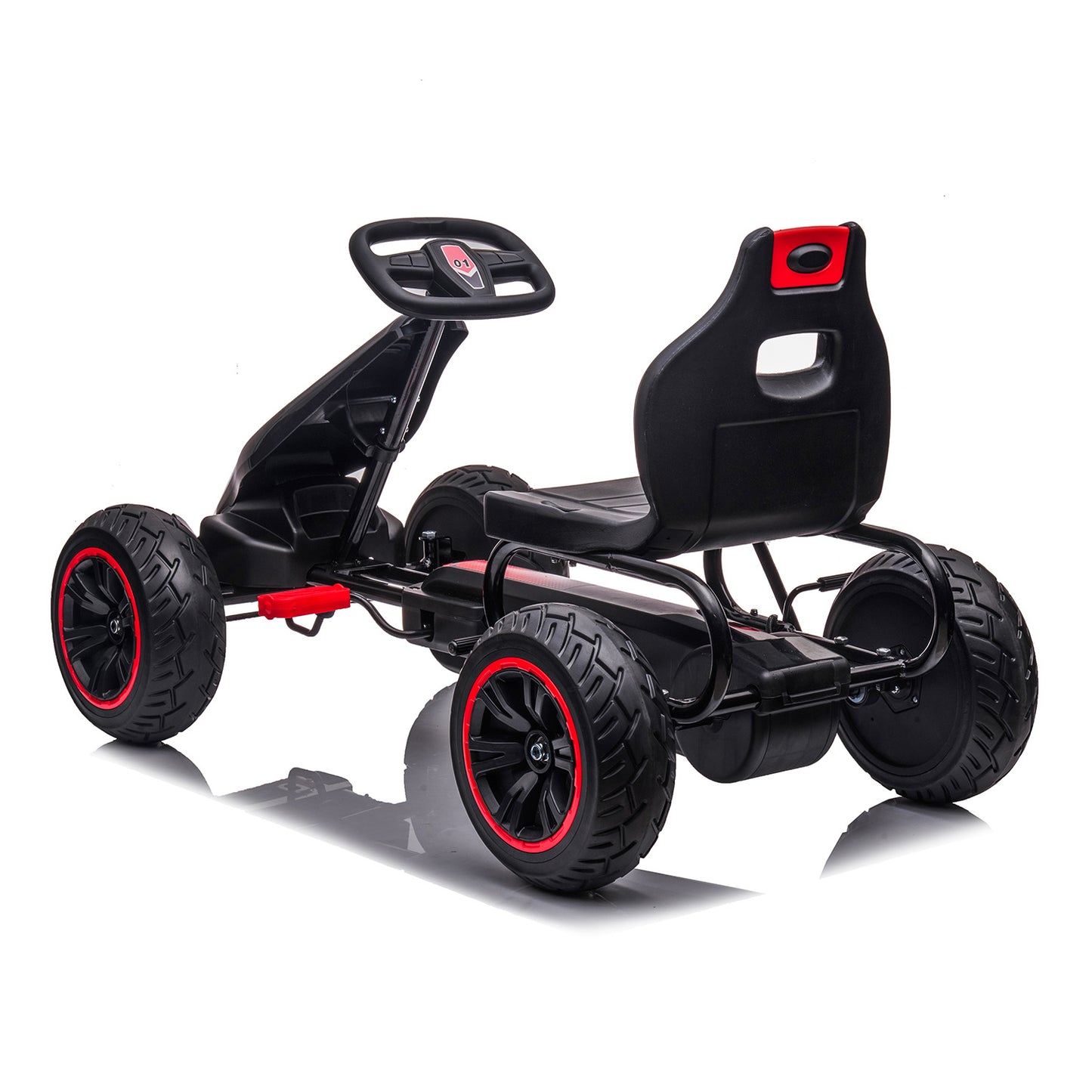 Kahuna G18 Kids Ride On Pedal Powered Go Kart Racing Style - Red