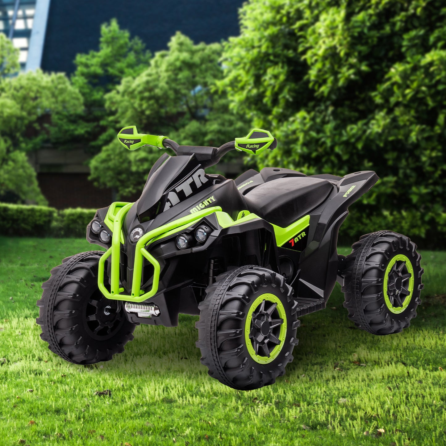 Kahuna GTS99 Kids Toy Electric Ride On Quad Bike Toy ATV 50W - Green