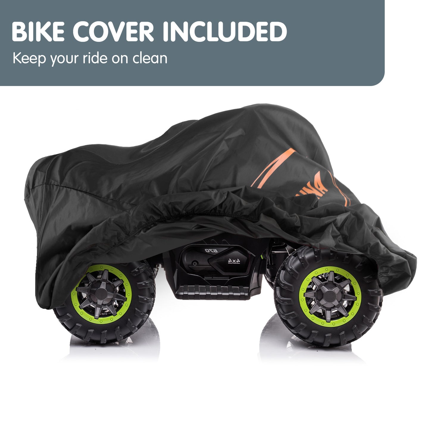 Kahuna GTS99 Kids Toy Electric Ride On Quad Bike Toy ATV 50W - Green