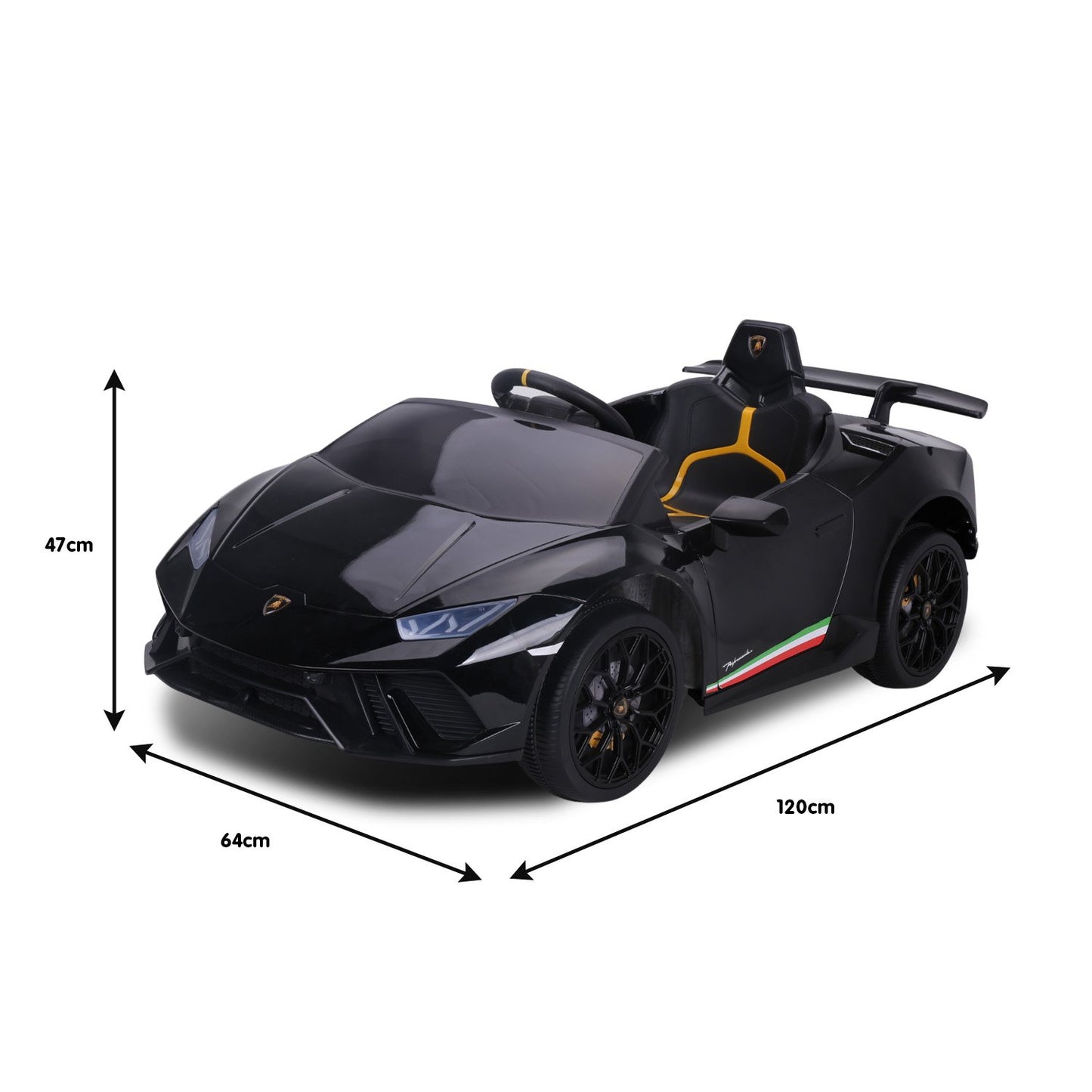 Lamborghini Performante Kids Electric Ride On Car Black