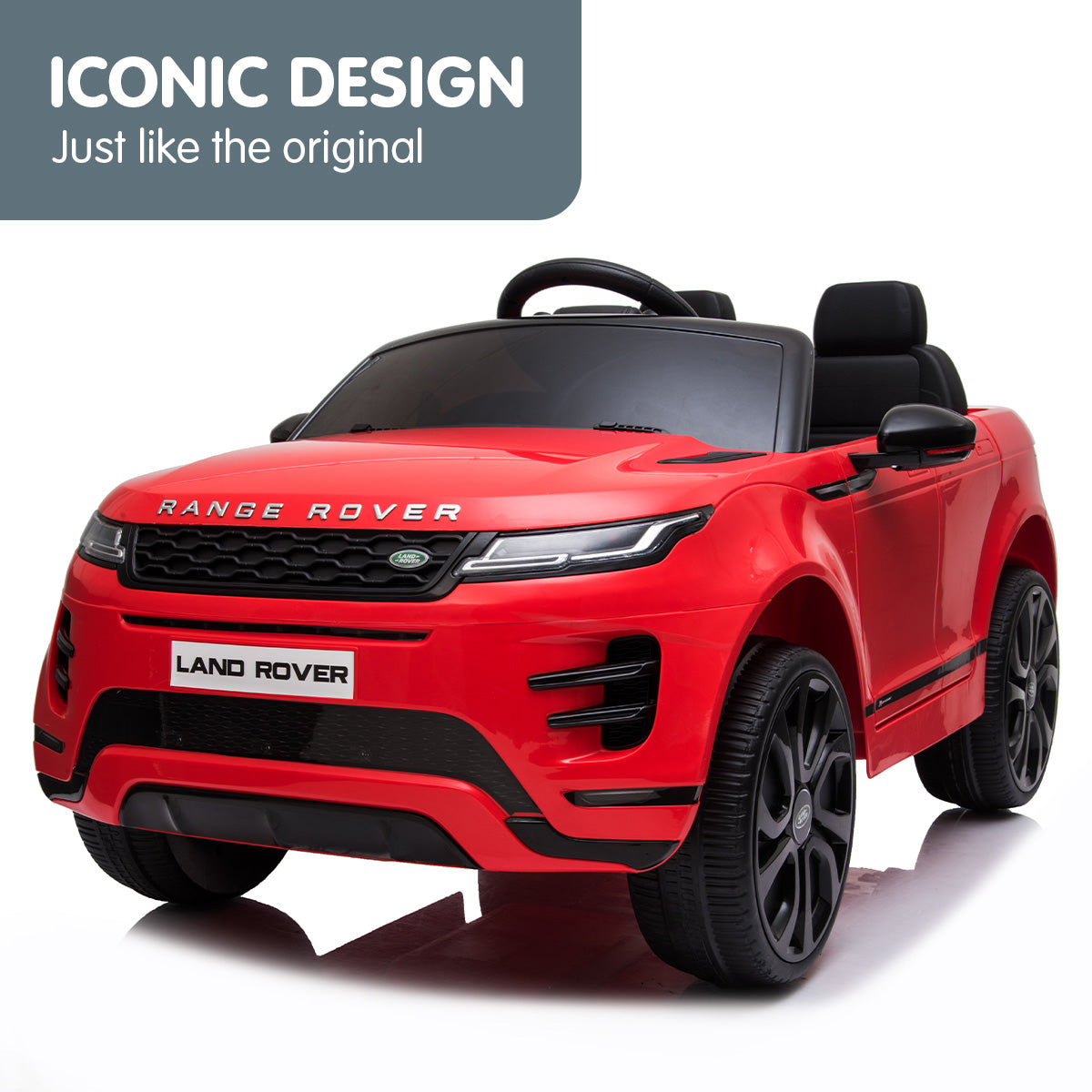 Land Rover Licensed Kids Electric Ride On Car Remote Control - Red