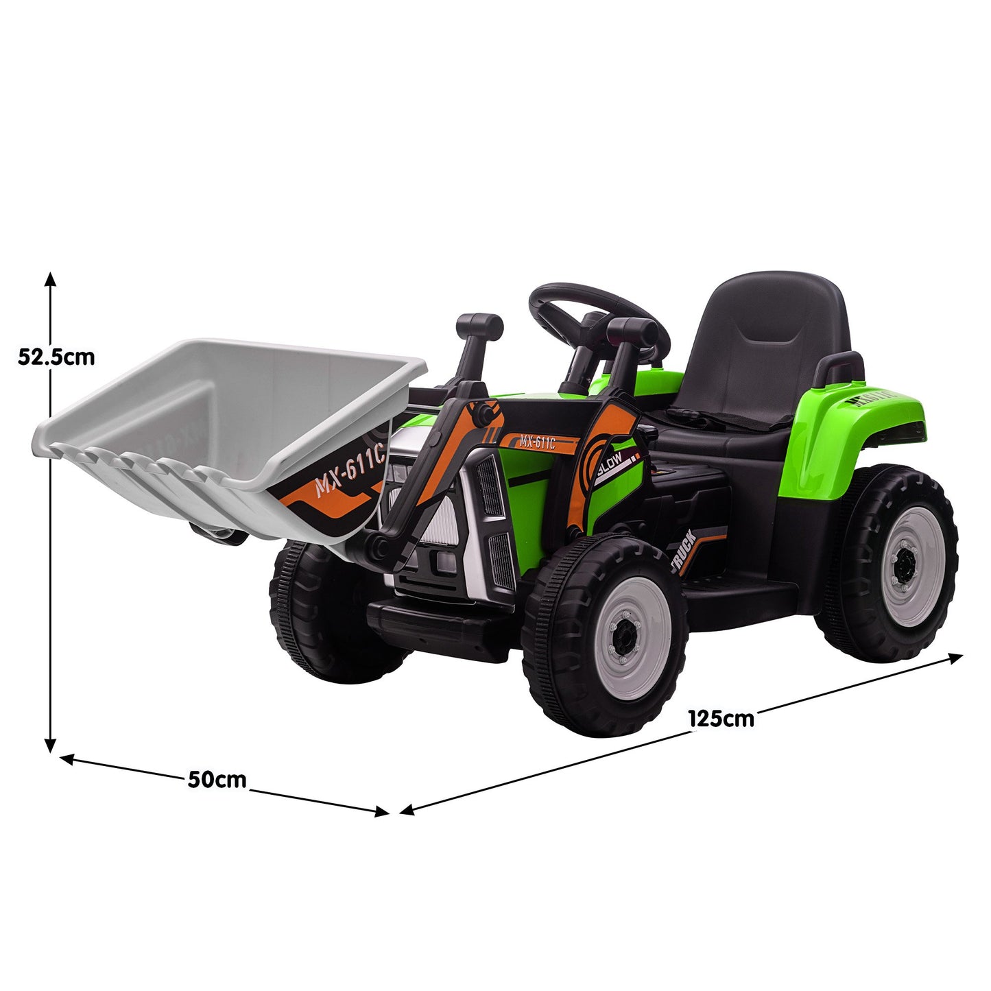 Kahuna MX-611C Electric Kids Ride On Loader 8KM/H Dual Motor