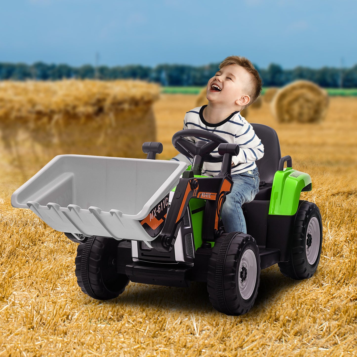 Kahuna MX-611C Electric Kids Ride On Loader 8KM/H Dual Motor