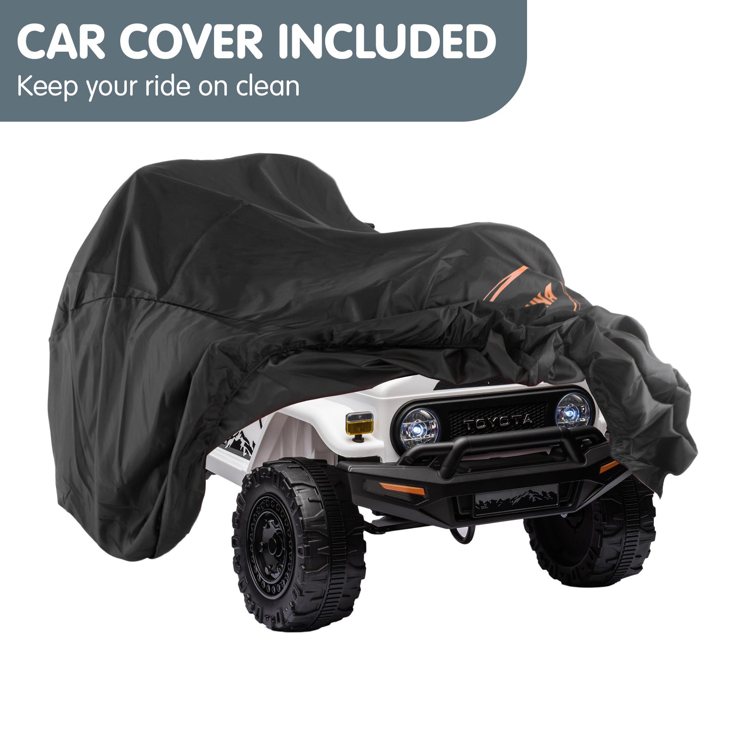 Authorized Toyota Kids Ride-on FJ Cruiser J2099 - White