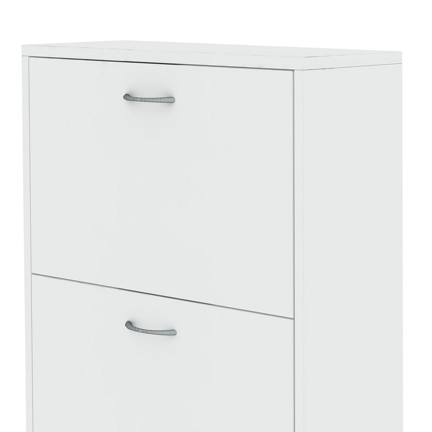 Sarantino Mavis Shoe Cabinet - White