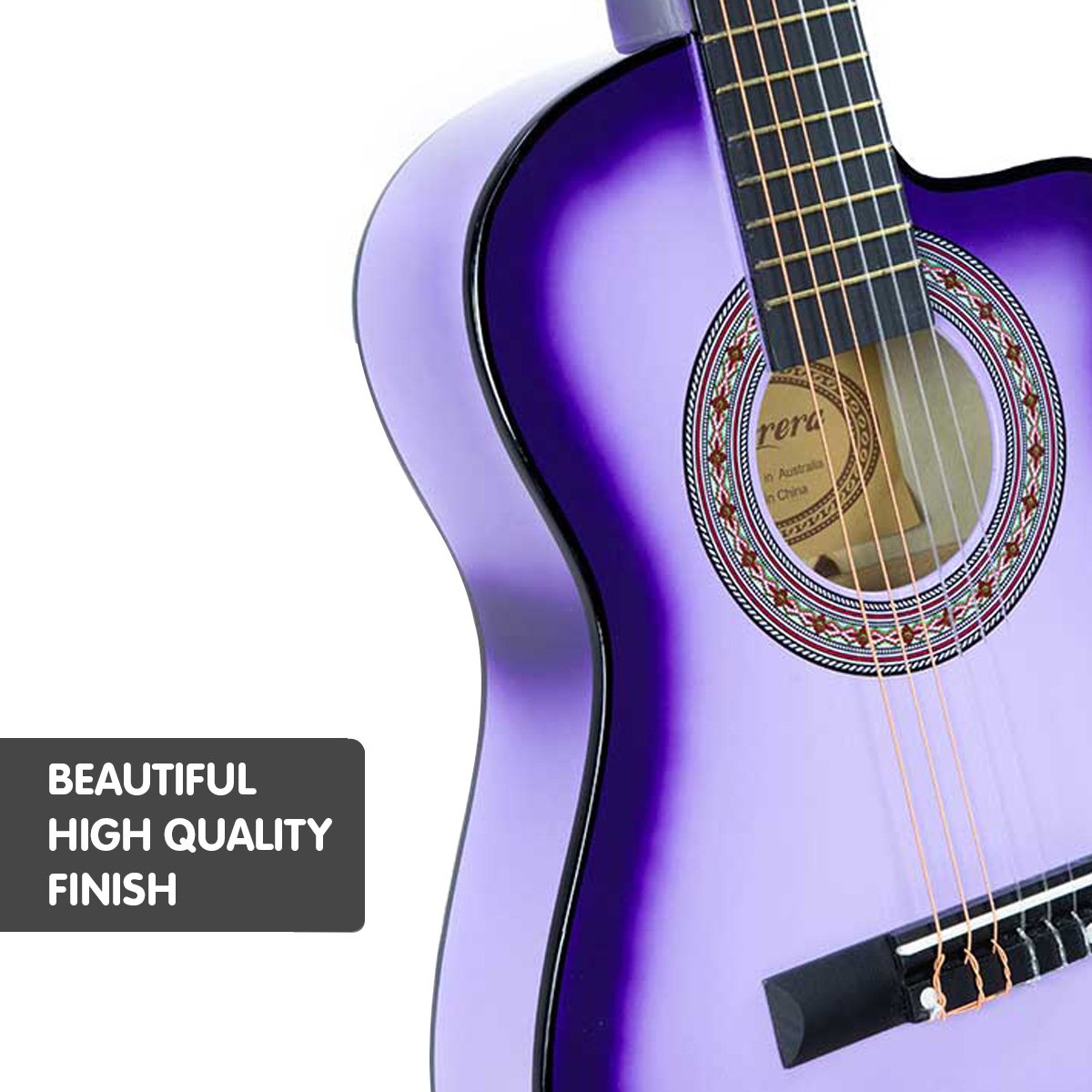 Childrens Acoustic Guitar Kids - Purple