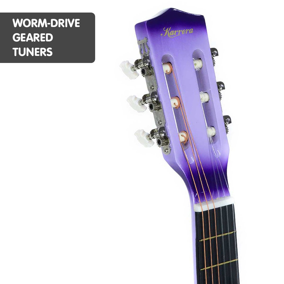 Childrens Acoustic Guitar Kids - Purple