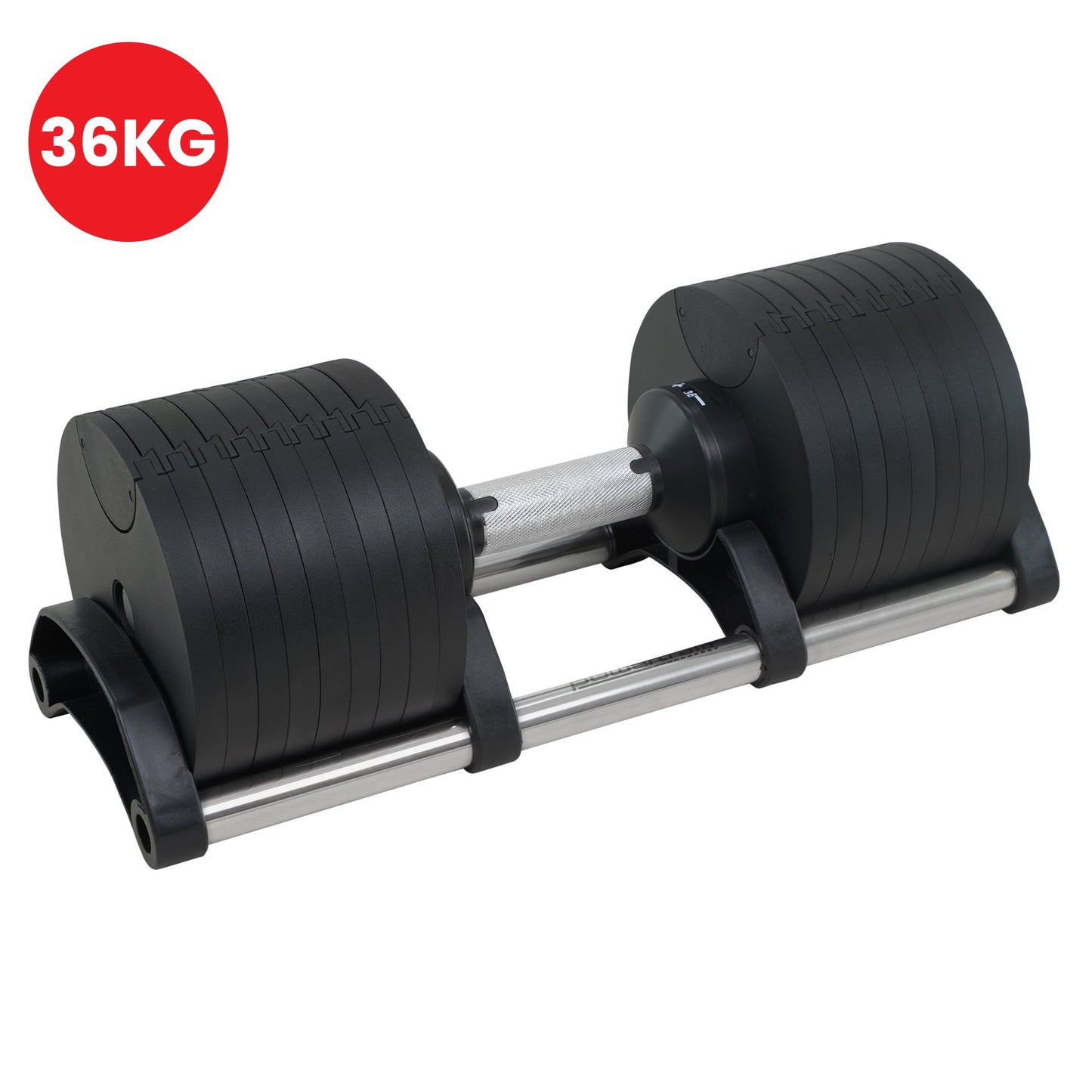 Powertrain Eon 36kg Dial-Up Adjustable Dumbbell Home Gym Weights
