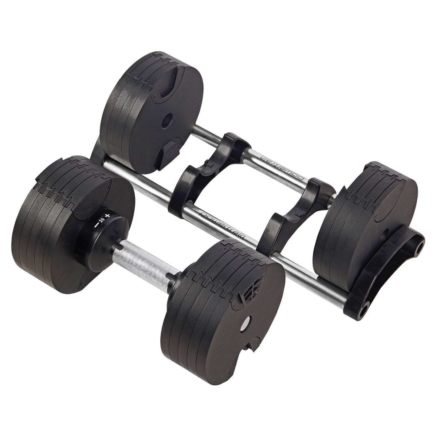 Powertrain Eon 36KG Dial-Up Adjustable Dumbbell Set of Two