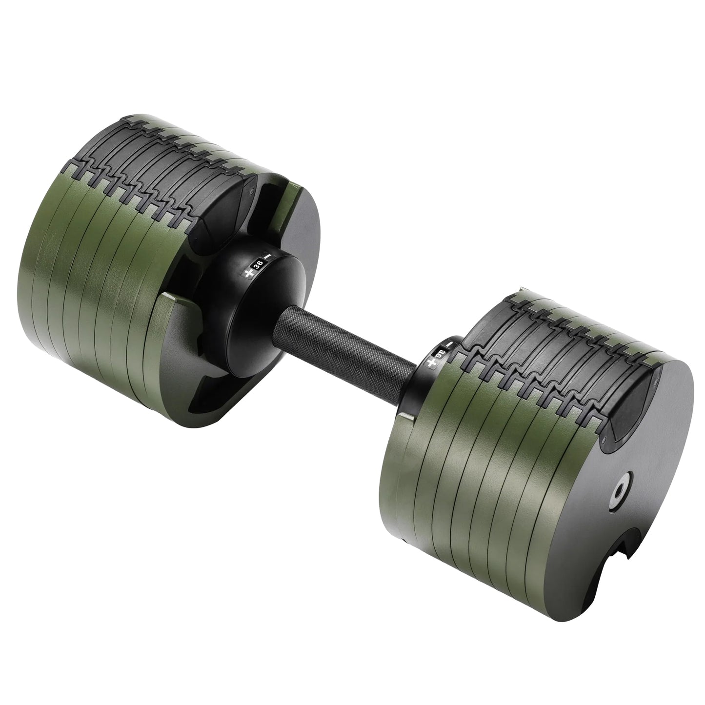Powertrain Eon Dial Up 36KG Adjustable Dumbbell - Green