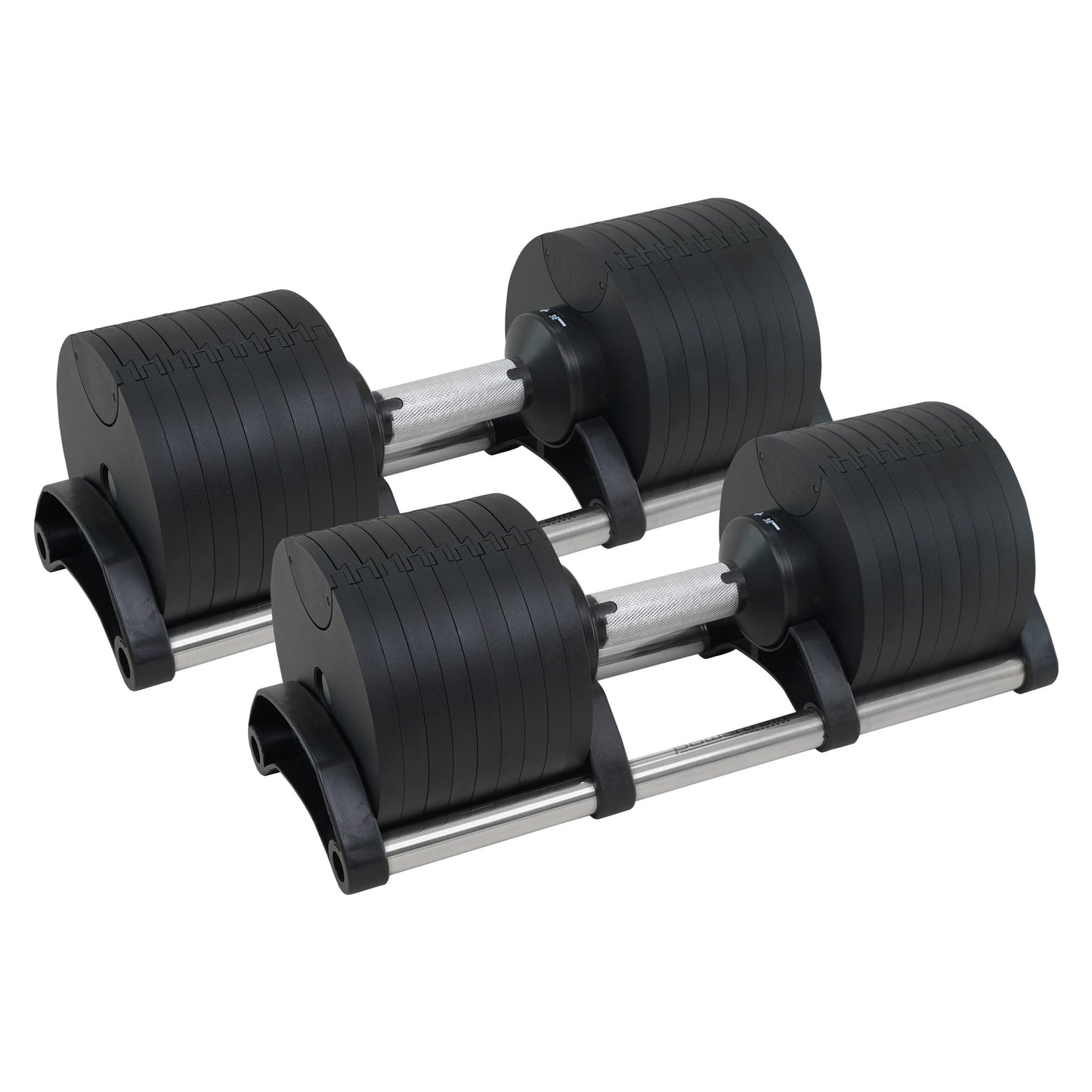 Powertrain Eon Dial Up 90KG Adjustable Dumbbells Pair - Black