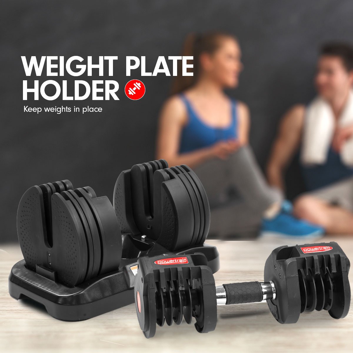 20kg Powertrain Gen2 Home Gym Adjustable Dumbbell