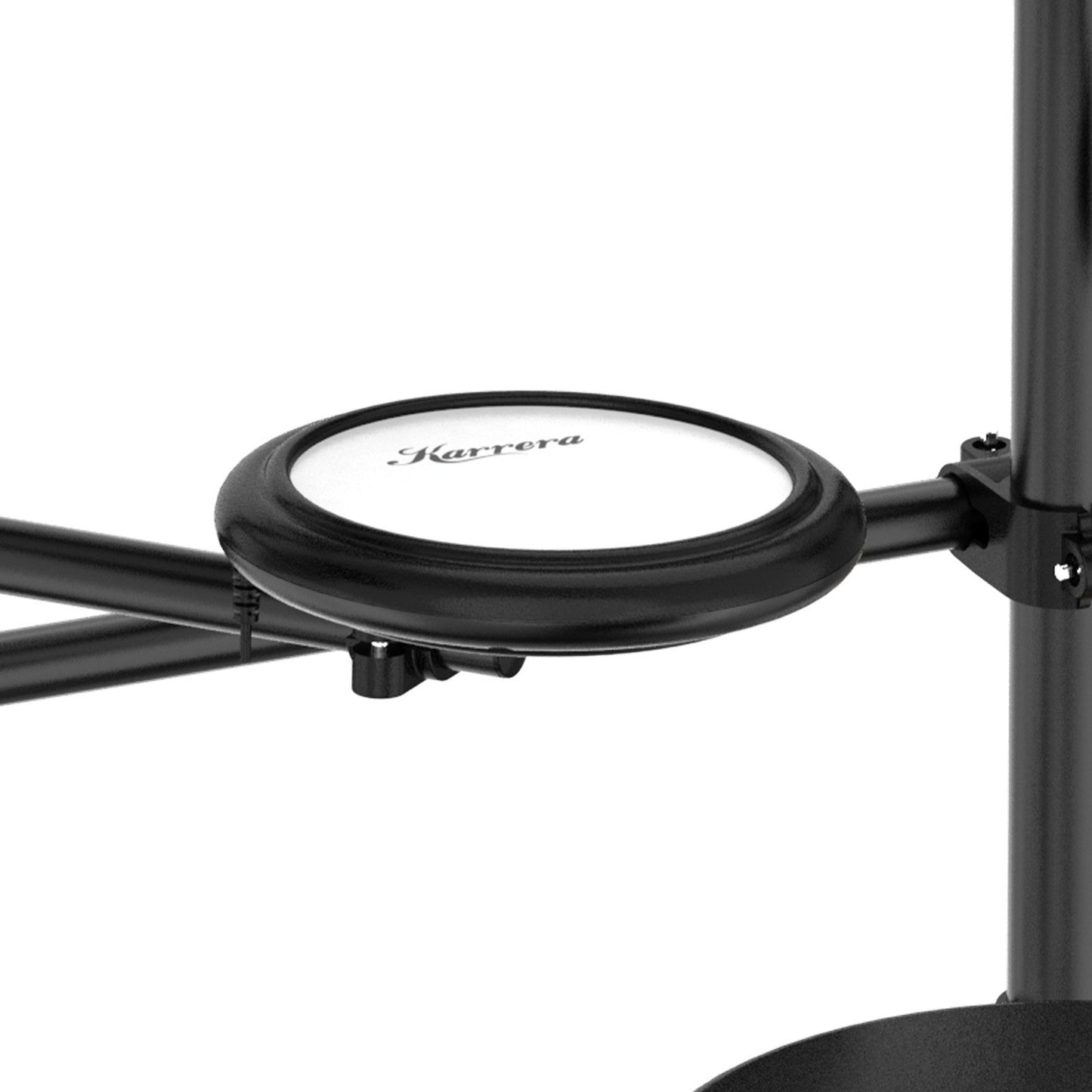 Karrera 18S Electronic Drum Kit Mesh Pads 8in Snare Bluetooth Sounds USB/MIDI Output Kick Pedals Drum Coach & Metronome