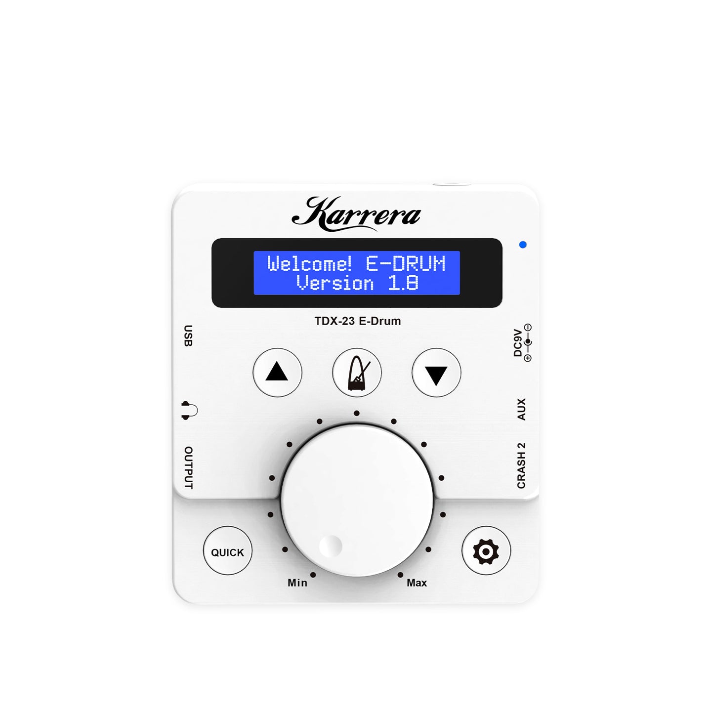 Karrera X23 Electronic Drum Kit with Sound Module, 3 Toms, Snare Quiet Mesh Drum Heads, Cymbals & Pedal