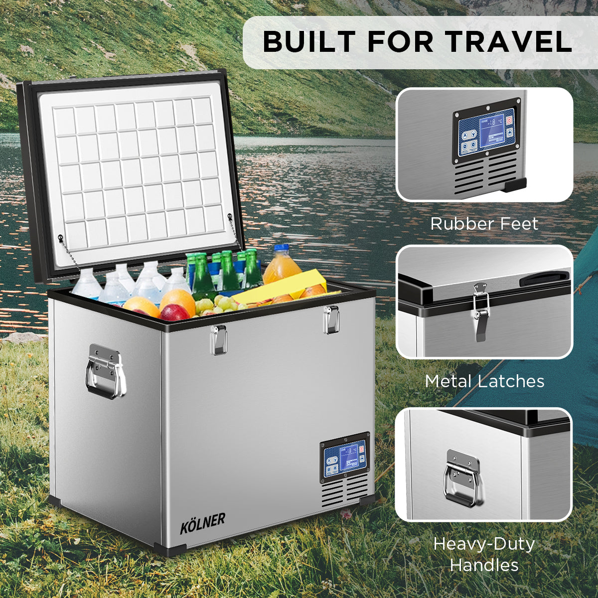 Kolner 75L Portable Fridge Chest Freezer