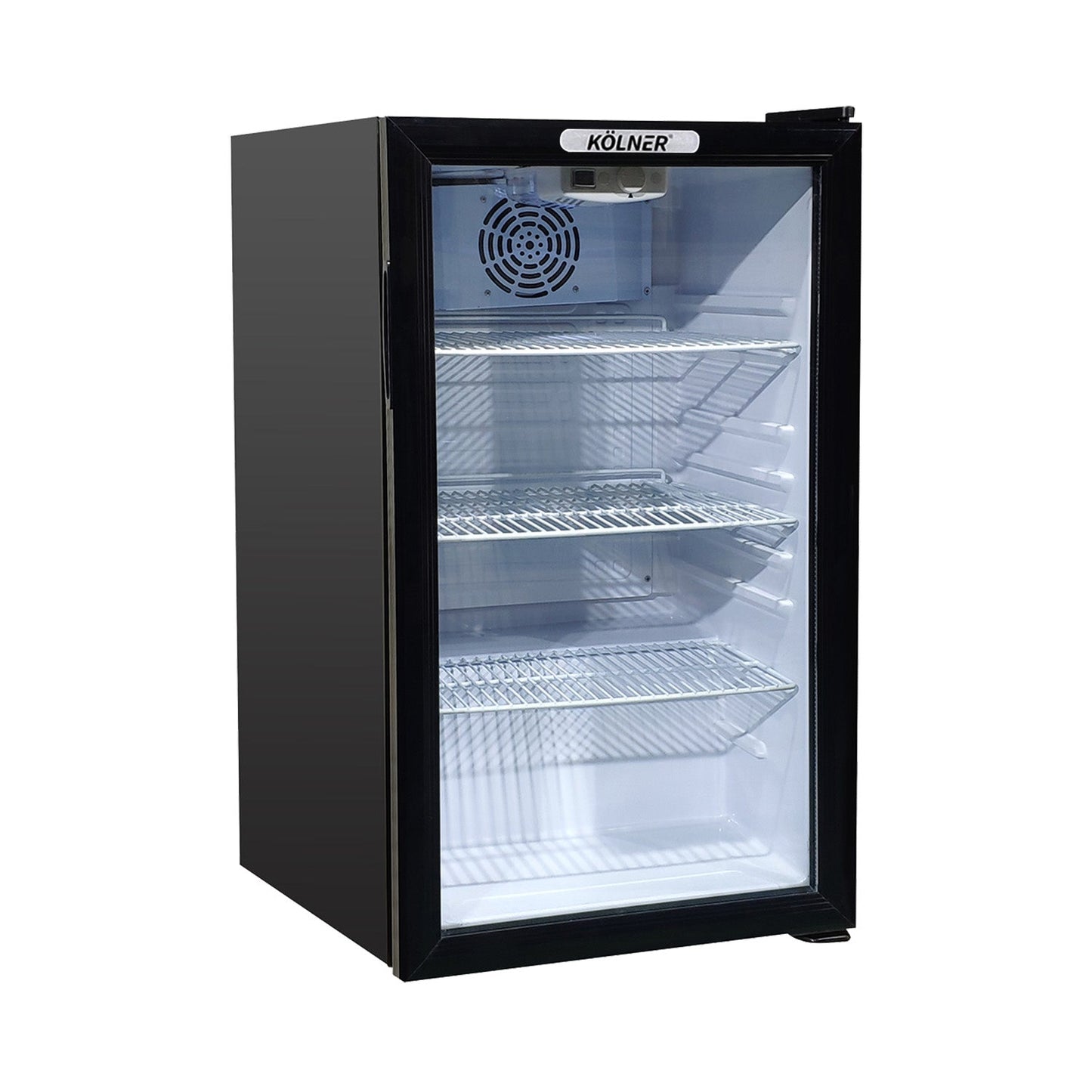 Kolner 100L Mini Bar Wine Fridge Glass Door Beverage Cooler Drinks Refrigerator
