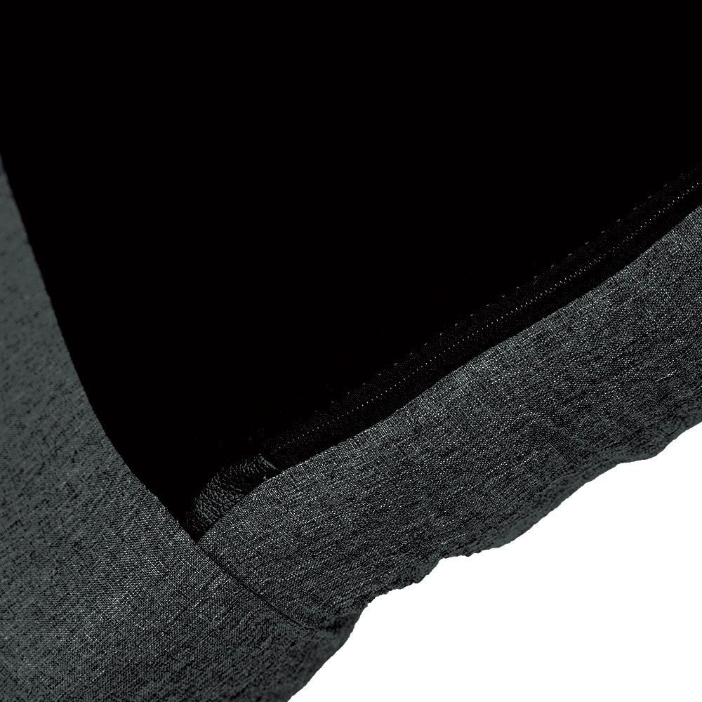 Adjustable Floor Gaming Lounge Line Chair 100 x 50 x 12cm - Black