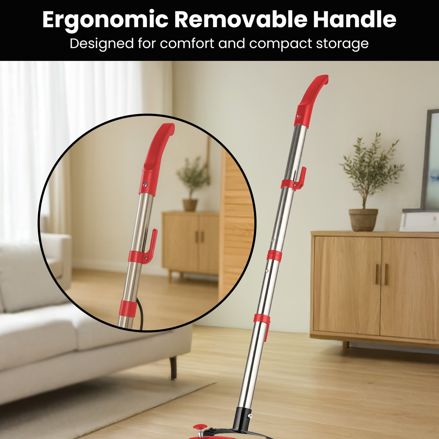 Hauskeeper Electric Floor Polisher Timber Hard Waxer Buffer Cleaner