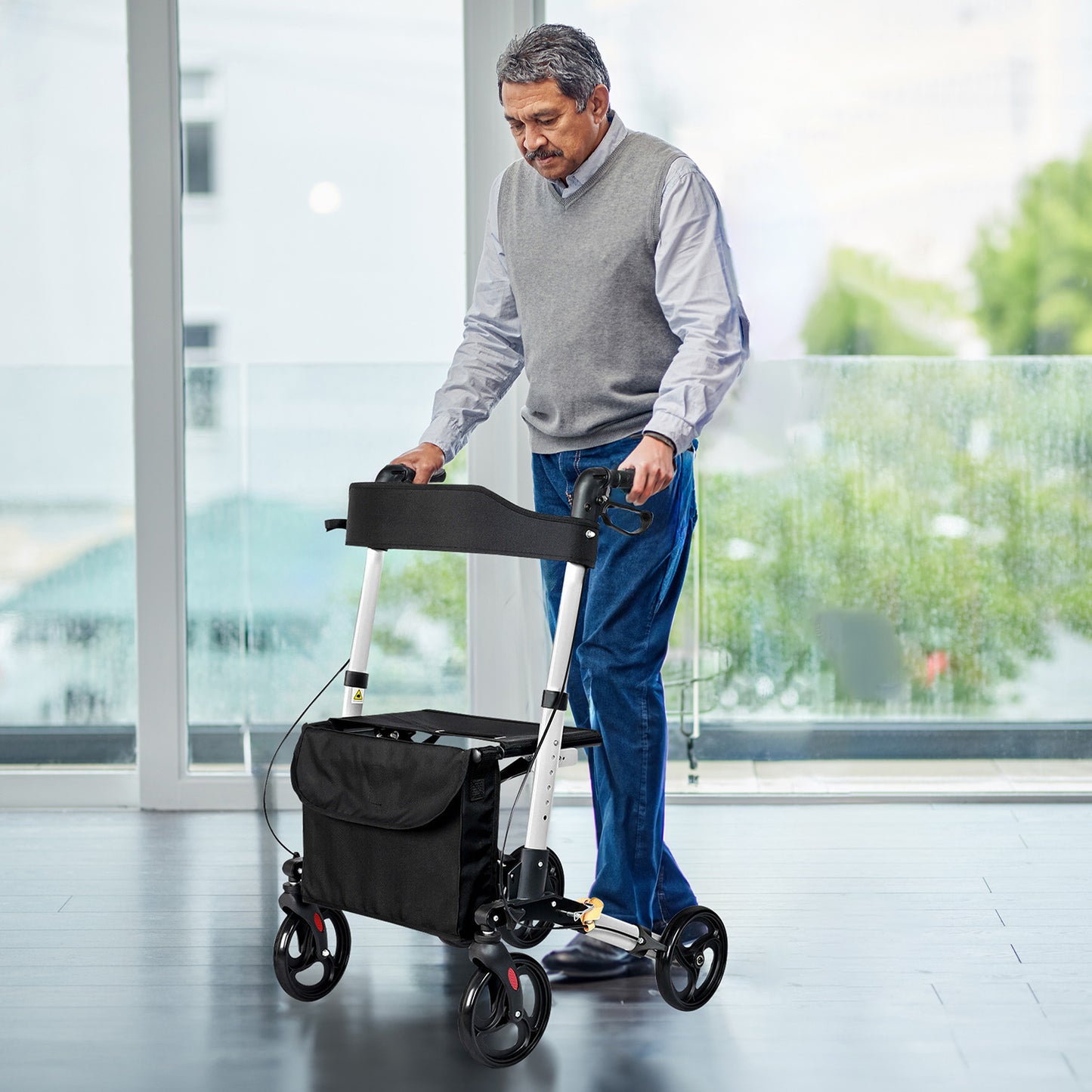 Orthonica Folding Rollator Walker