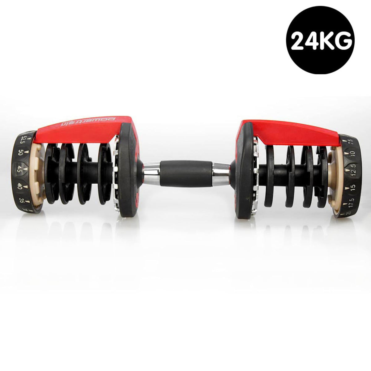 Powertrain 1x Adjustable Home Gym Handle for 24kg Dumbbell only