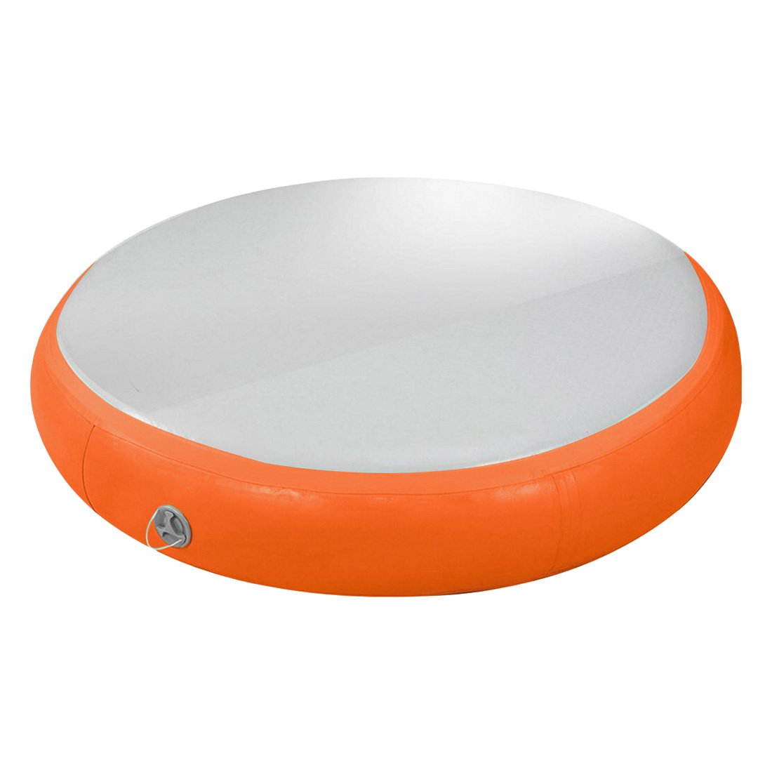 Powertrain 20cm Thick 1m Airtrack Spot Round Inflatable Gymnastics Tumbling Mat Air Track - Orange