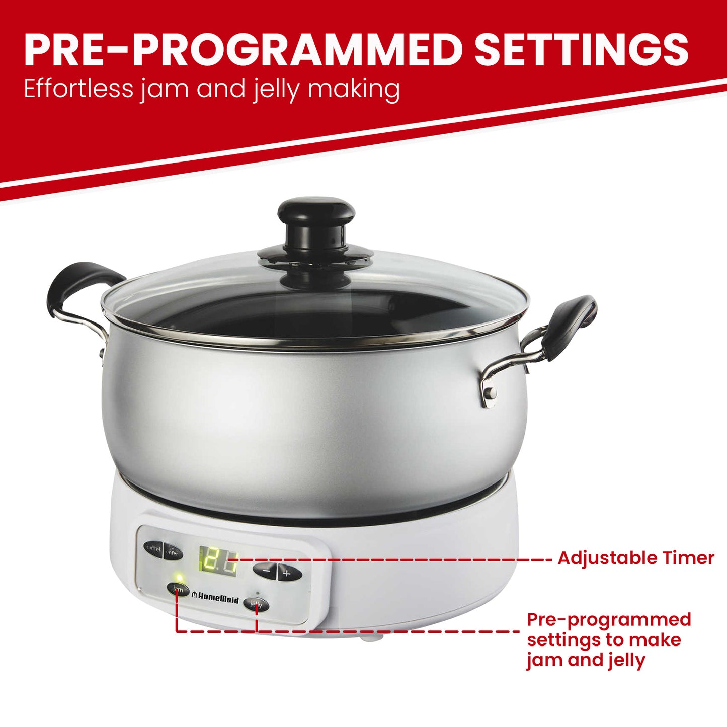Homemaid Electric 3L Jam and Chutney Maker