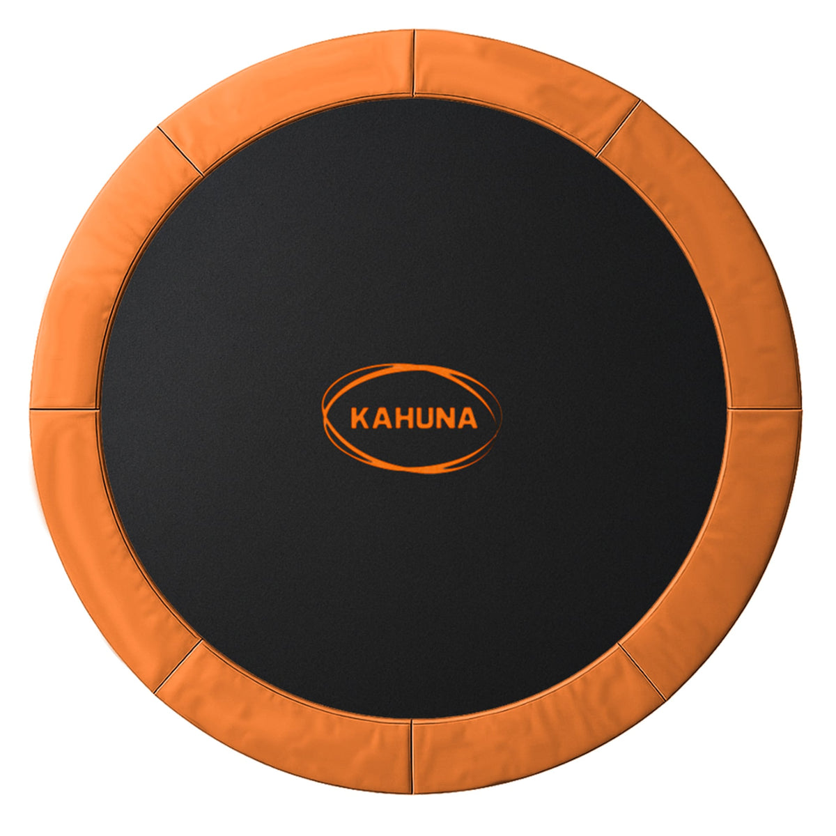 Kahuna 8ft Replacement Trampoline Safety Pad Cover and Jumping Spring Mat - Orange