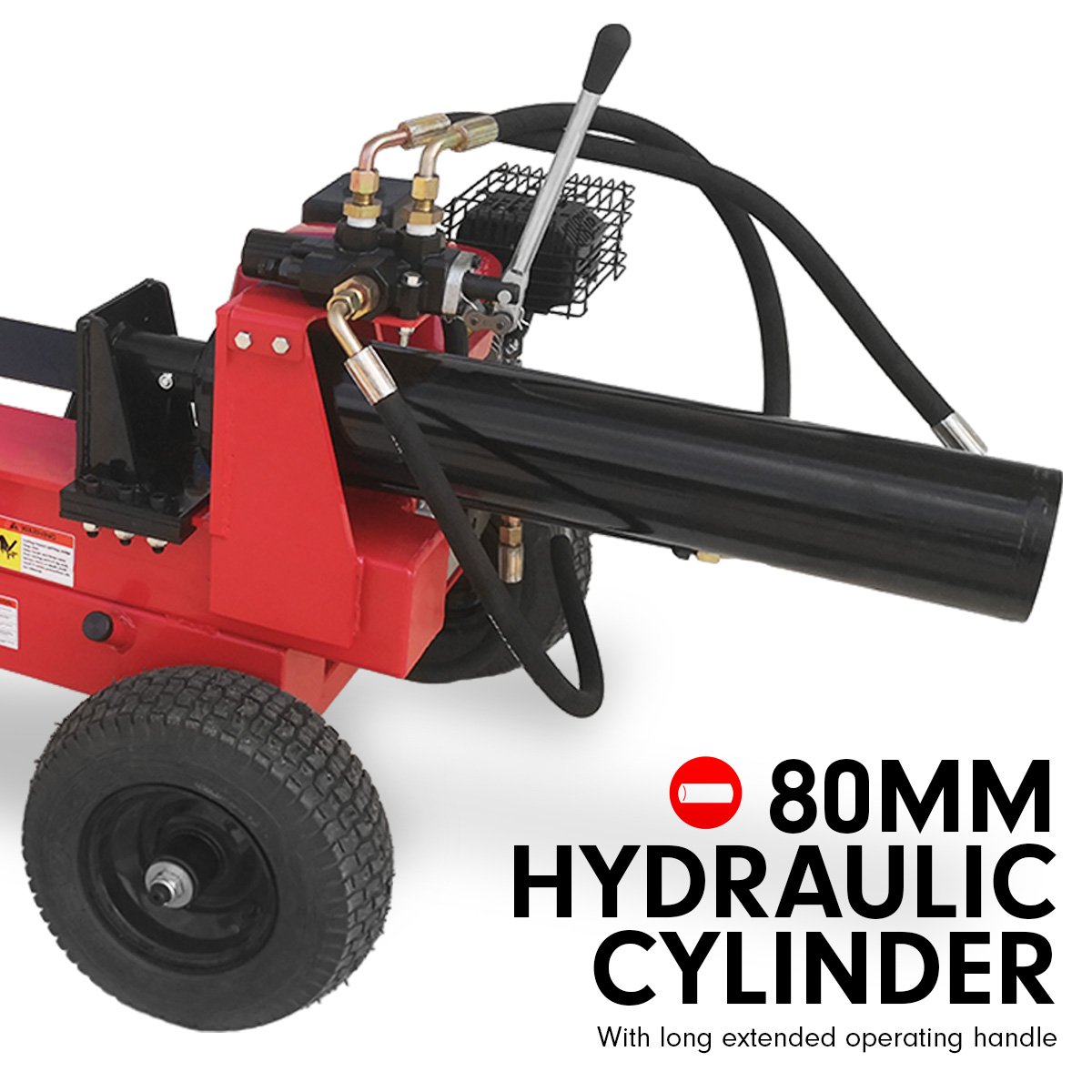 Yukon 20 Tonne Hydraulic Petrol Engine 196cc Log Splitter