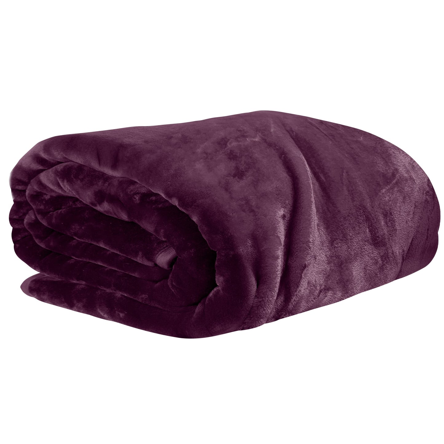 Laura Hill 3m x 3m XL Faux Mink Blanket Double-Sided Soft Plush Bed Oversized Throw Rug Purple