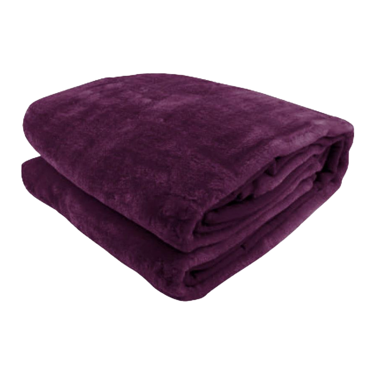Laura Hill 800-GSM Mink Blanket Queen Size Double-Sided Soft Plush Bed Faux Throw Rug Purple