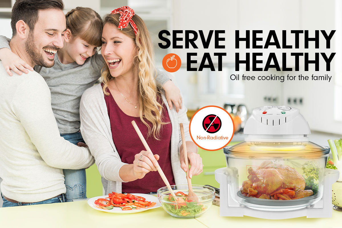 Pronti 17L Family Turbo Convection Oven Broiler Cooker - A15 White