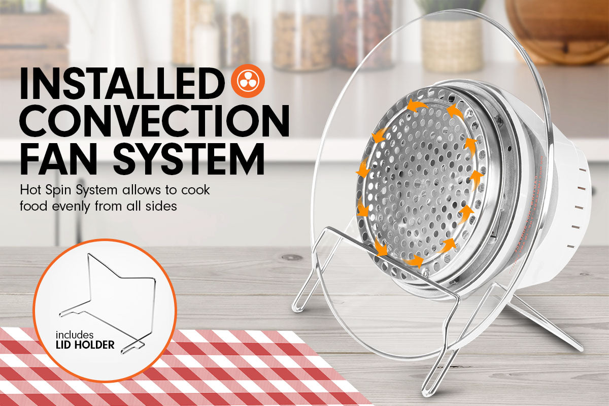 Pronti 17L Family Turbo Convection Oven Broiler Cooker - A15 White