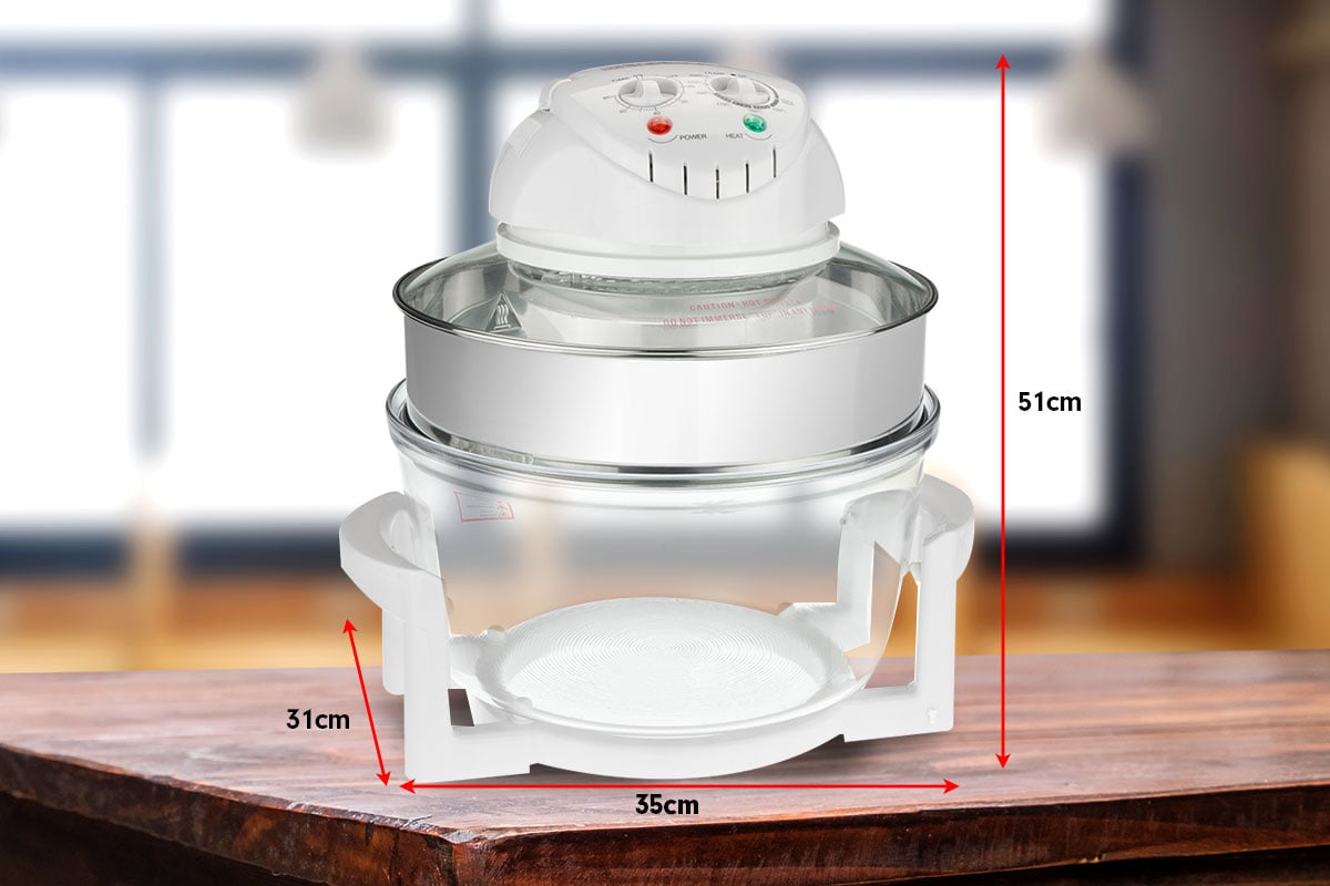 Pronti 17L Family Turbo Convection Oven Broiler Cooker - A15 White
