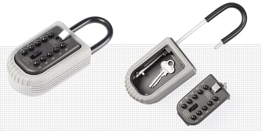 Portable Padlock Digital Combination Security Safebox Lock
