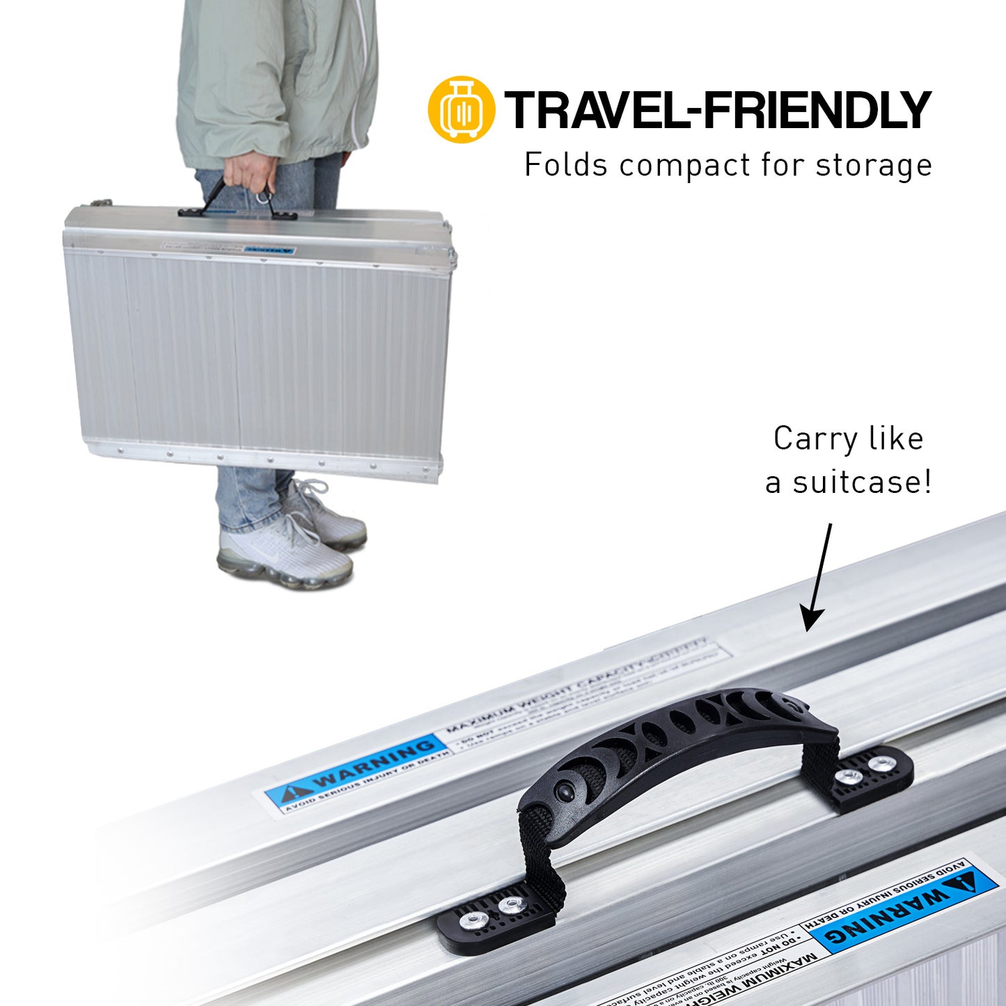 Aluminium Portable Wheelchair Ramp R02 - 4ft