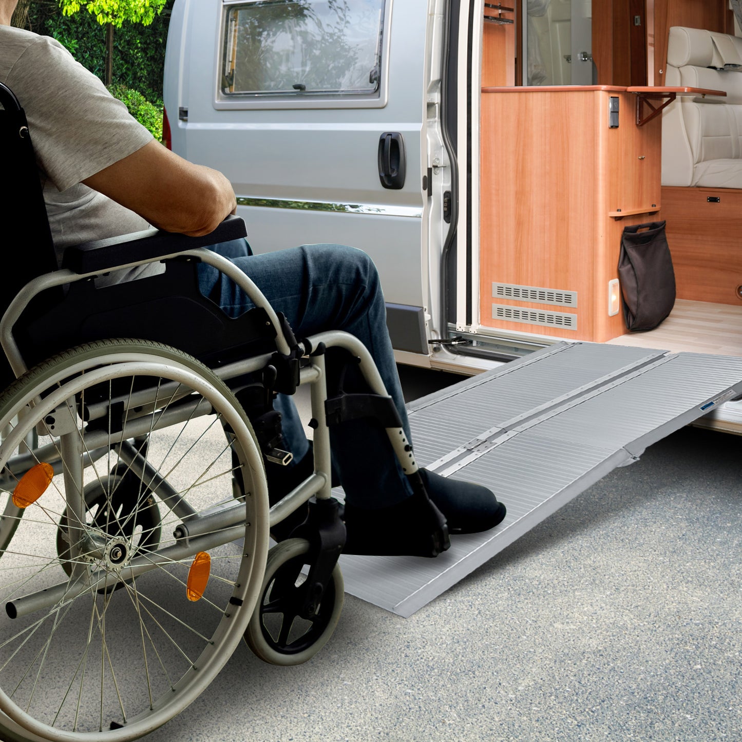 Aluminium Portable Wheelchair Ramp R02 - 4ft