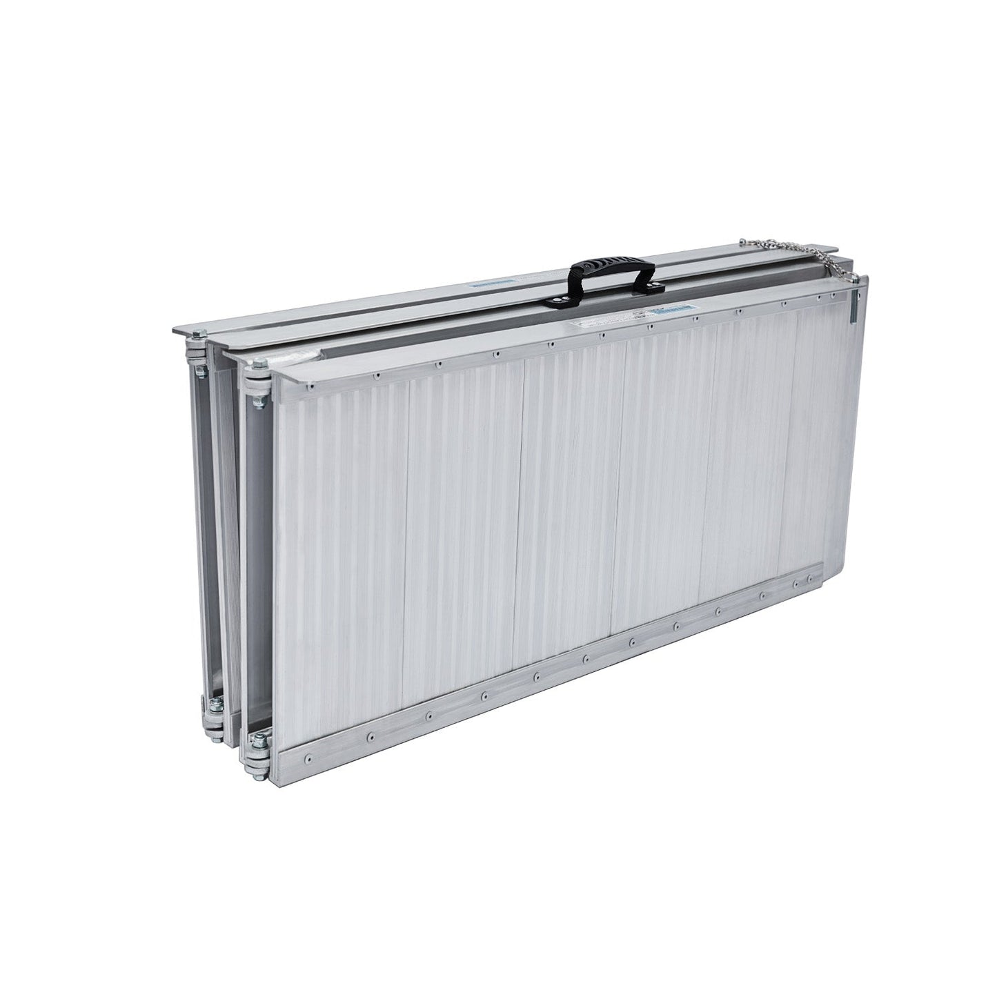 Kartrite 6ft Aluminium Foldable Wheelchair Ramp Non-Slip R02 Silver