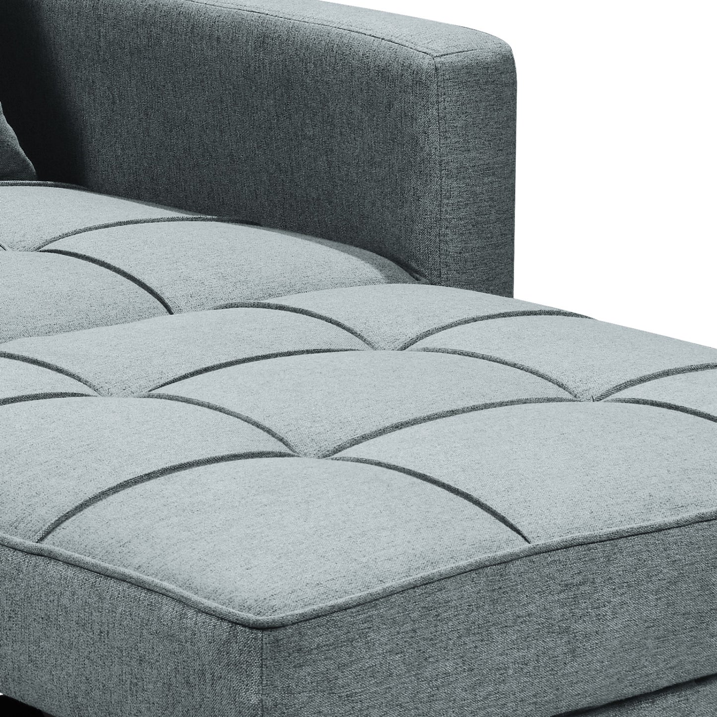 Suri 3-in-1 Convertible Sofa Chair Bed by Sarantino - Airforce Blue